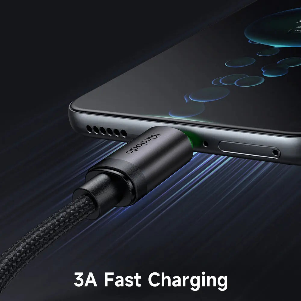 Mcdodo USB-A to USB-C Cable 60W Fast Charging Cable with Charging Light 1M CA-3960 Tech House Singapore