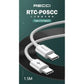 Recci Shark Type-C To Type-C Cable PD 60W Cable 1.5M RTC-P05CC Tech House Singapore