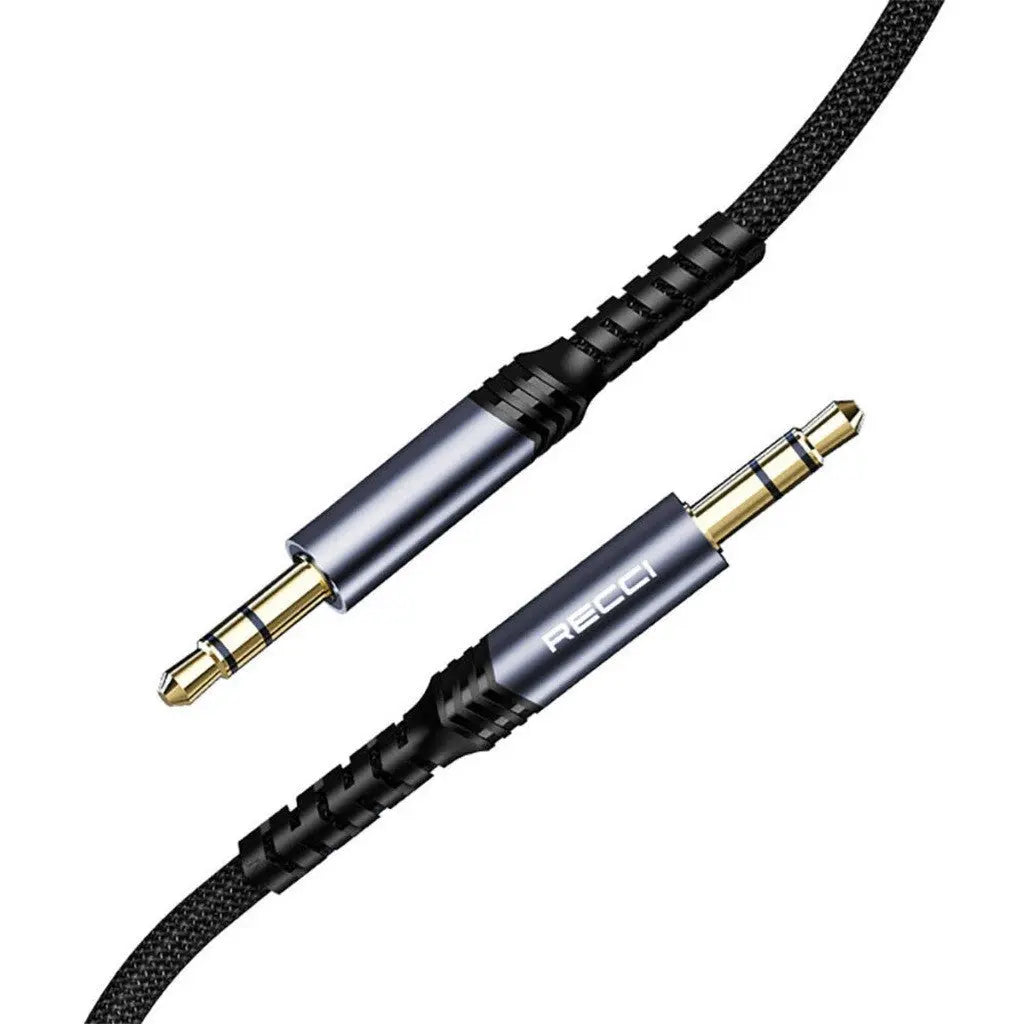 Recci AUX 3.5 Cable 120cm with Compatibility RDS-A28 Tech House Singapore