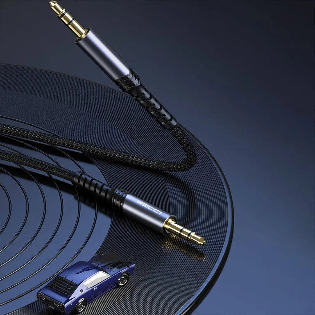 Recci AUX 3.5 Cable 120cm with Compatibility RDS-A28 Tech House Singapore