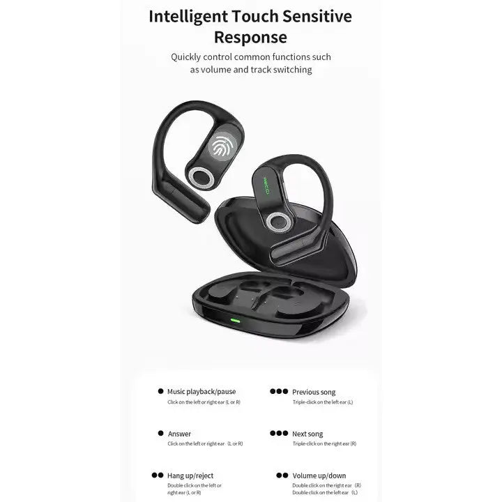 Recci Open Ear Wireless Earbuds IPX4 REP-W87 Tech House Singapore