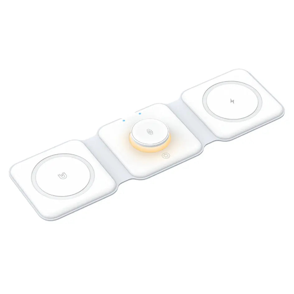 Recci 3 In 1 Night Light 15w Wireless Charger RCW-27 Tech House Singapore
