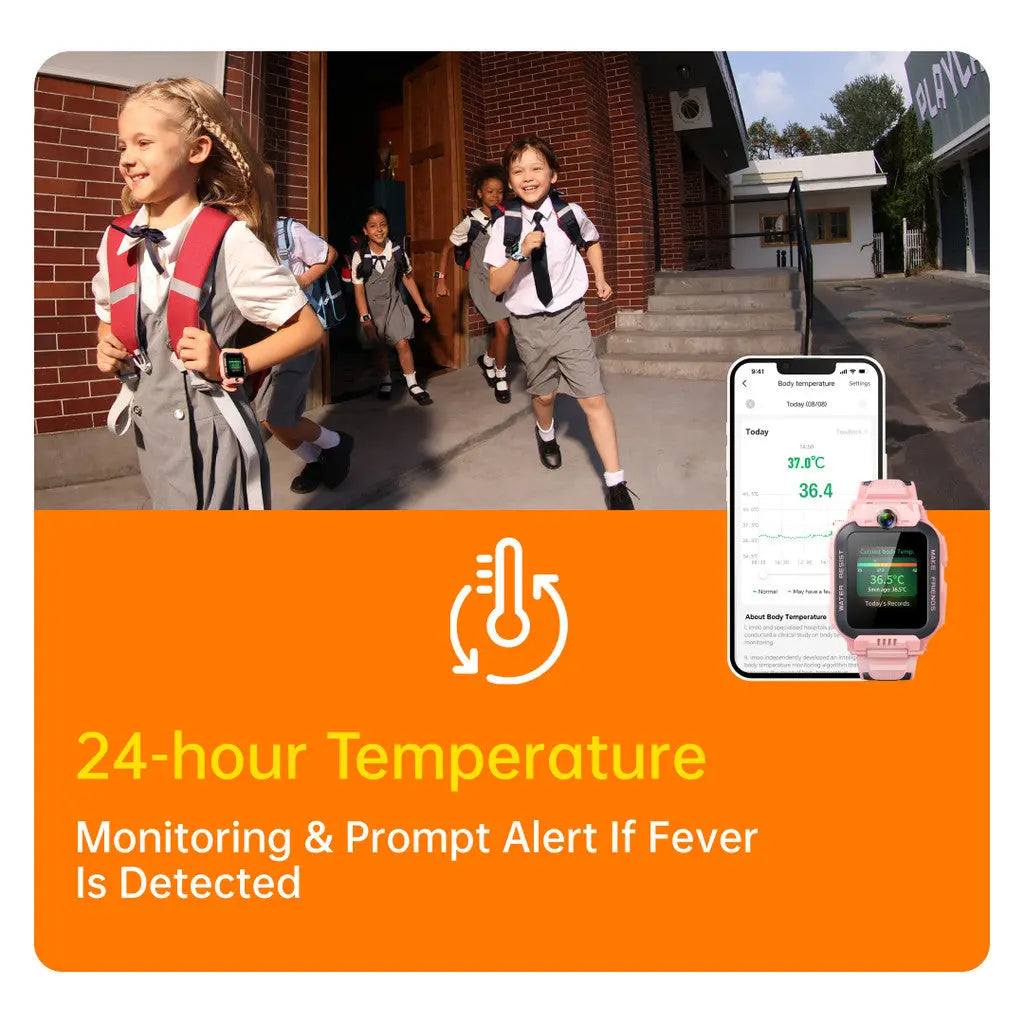 imoo Z7 Kids Smart Watch Phone 4G GPS Tracking Video Call Touchscreen Android Waterproof Chat Safety Watch Long Battery Tech House Singapore