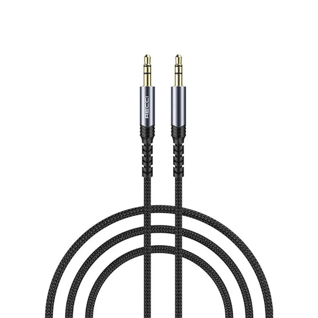 Recci AUX 3.5 Cable 120cm with Compatibility RDS-A28 Tech House Singapore