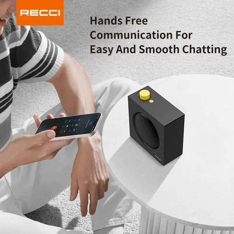 Recci Mini Bluetooth Speaker Built-in Microphone RSK-W46 Tech House Singapore