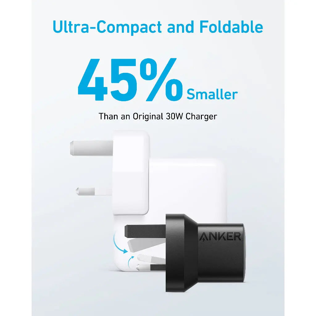 323 USB C Plug Charger (33W) A2331 - Anker Singapore