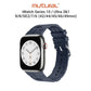 Mutural iWatch Strap KuangYe Series (42/44/45/46/49mm) Silicone Strap with Stainless Steel Buckle Watch Band Tech House Singapore