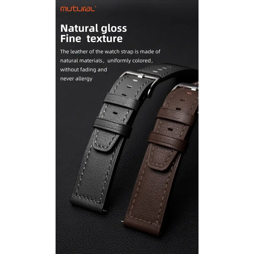 Mutural iWatch Strap ShuYa Series (42/44/45/46/49mm) Soft Silicone Leather Watch Band Tech House Singapore