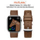 Mutural iWatch Strap ShuYa Series (42/44/45/46/49mm) Soft Silicone Leather Watch Band Tech House Singapore