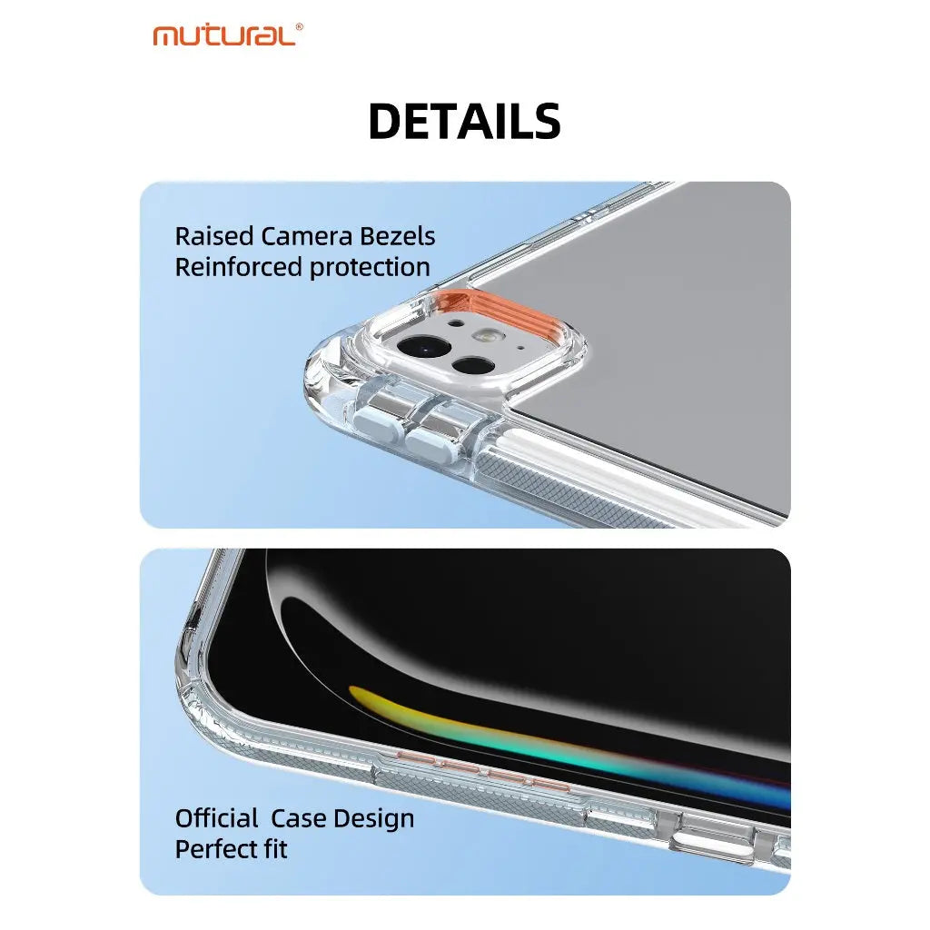 Mutural iPad Air 13 inch (M2) Clear Pro Case  iPad Case iPad Holder Tech House Singapore