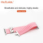 Mutural iWatch Strap Sea Wave Series (42/44/45/46/49mm) Braided Soft and Comfortable Watch Band Tech House Singapore