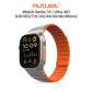 Mutural iWatch Strap LingGan Series (42/44/45/46/49mm) Elastic Silicone Magnetic Loop Watch Band Tech House Singapore