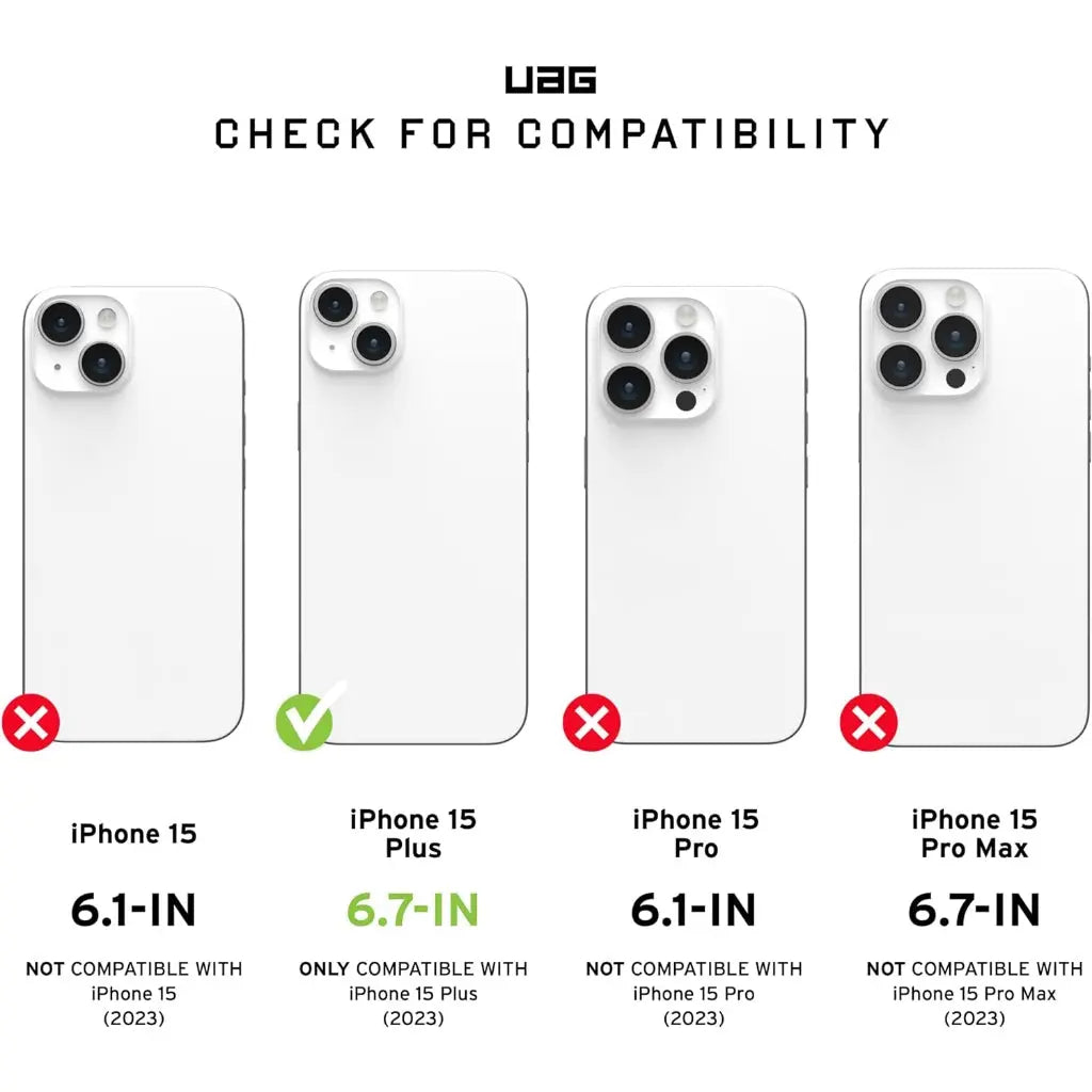 UAG iPhone 15 Plus Case / iPhone 14 Plus Cover Plasma UAG