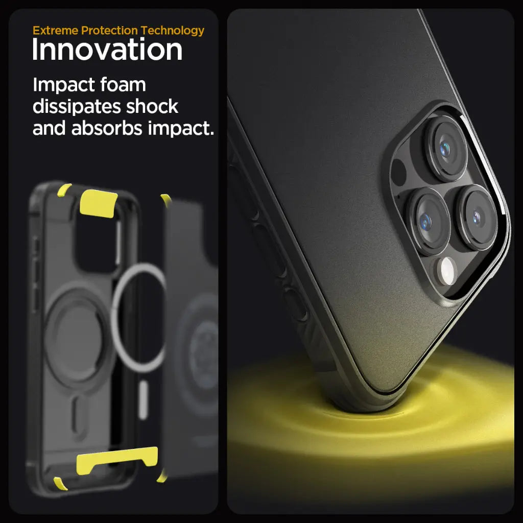 iPhone 15 Pro Max Case Rugged Armor MagFit - Spigen Singapore