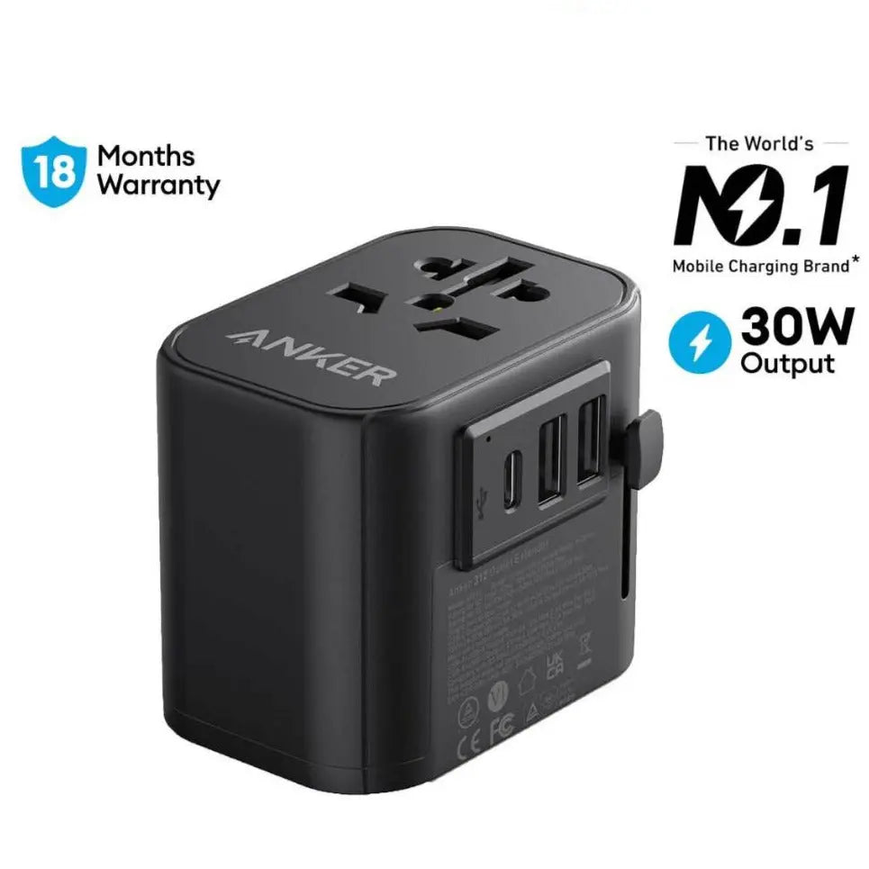 PowerExtend Travel Adapter 30W With USB C Charger  A9212 - Anker Singapore