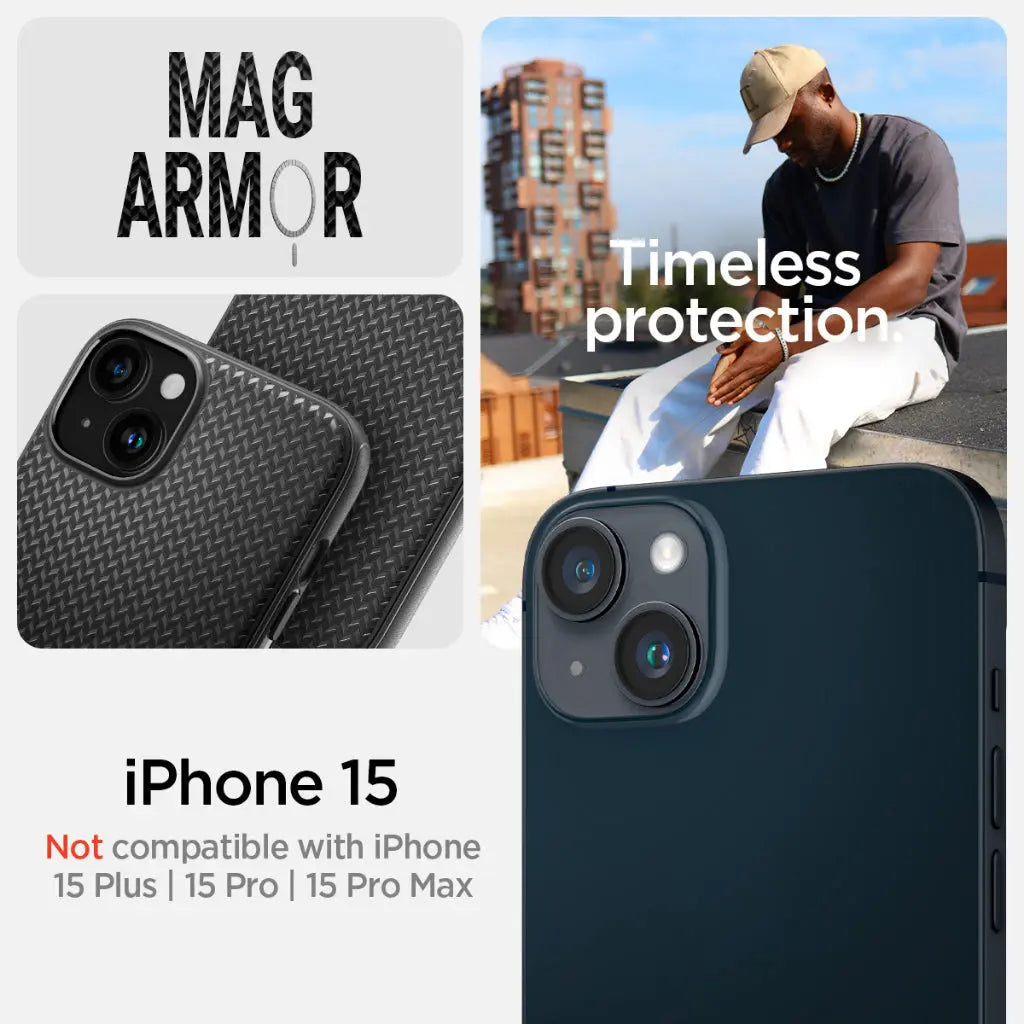 iPhone 15 Case Mag Armor MagFit - Spigen Singapore