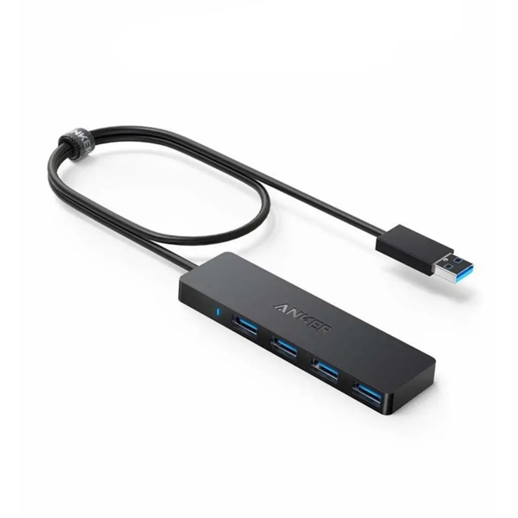 Ultra Slim 4-Port USB 3.0 Data Hub (0.75ft/2ft) Extended Cable A7516 - Anker Singapore