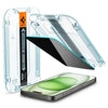 Spigen iPhone 15 Plus Privacy Screen Protector Glas.tR EZ Fit - Privacy