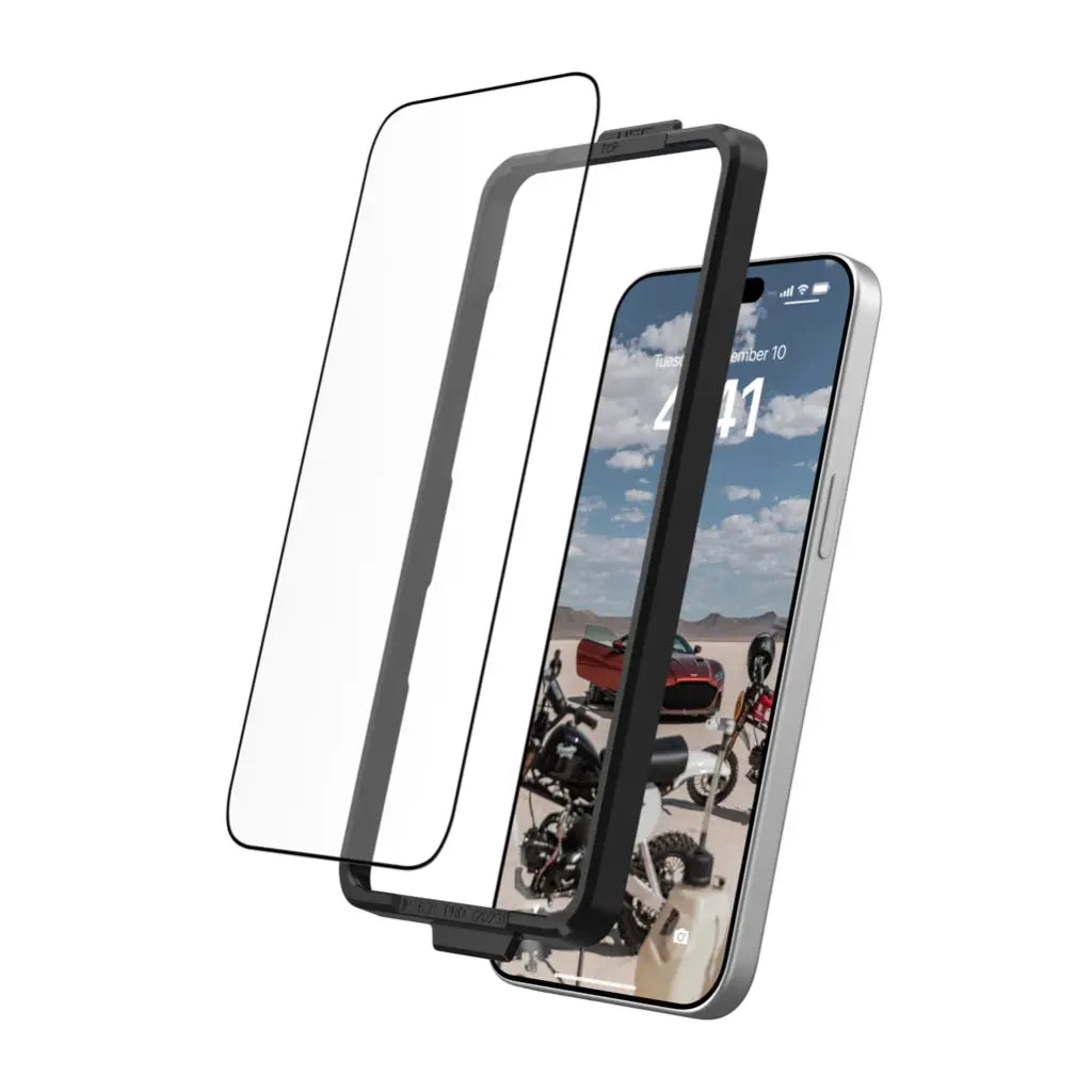 UAG iPhone 15 Pro Screen Protector Shield PLUS Tempered Glass UAG