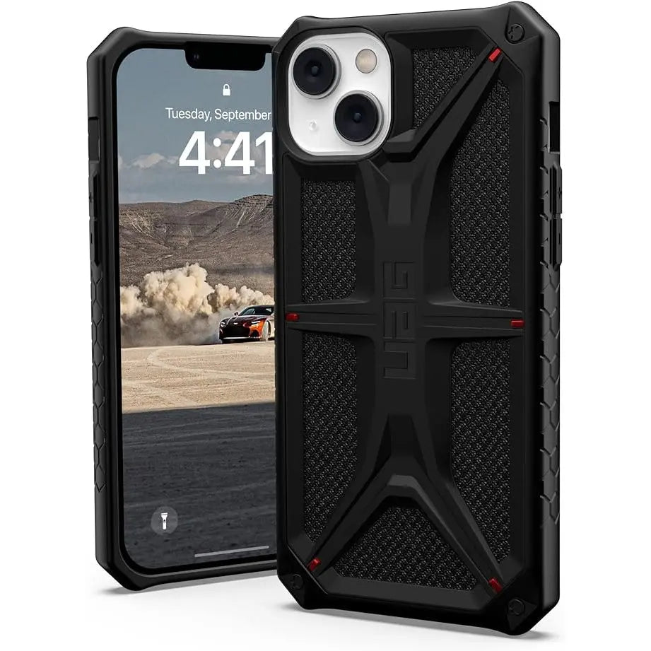 UAG iPhone 14 Plus Case / iPhone 15 Plus Cover Monarch Kevlar Black UAG