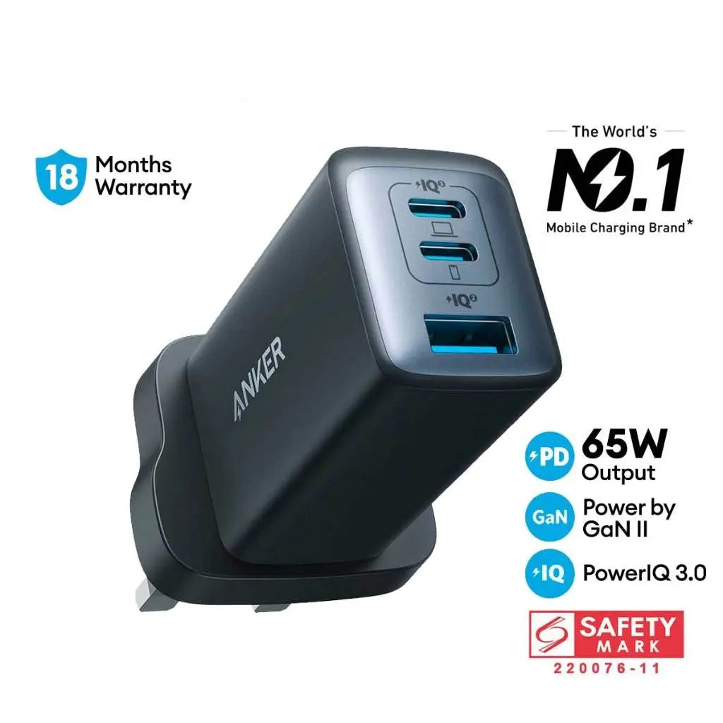 Anker Charger 735 Powerport 65W Charger A2667 - Anker Singapore