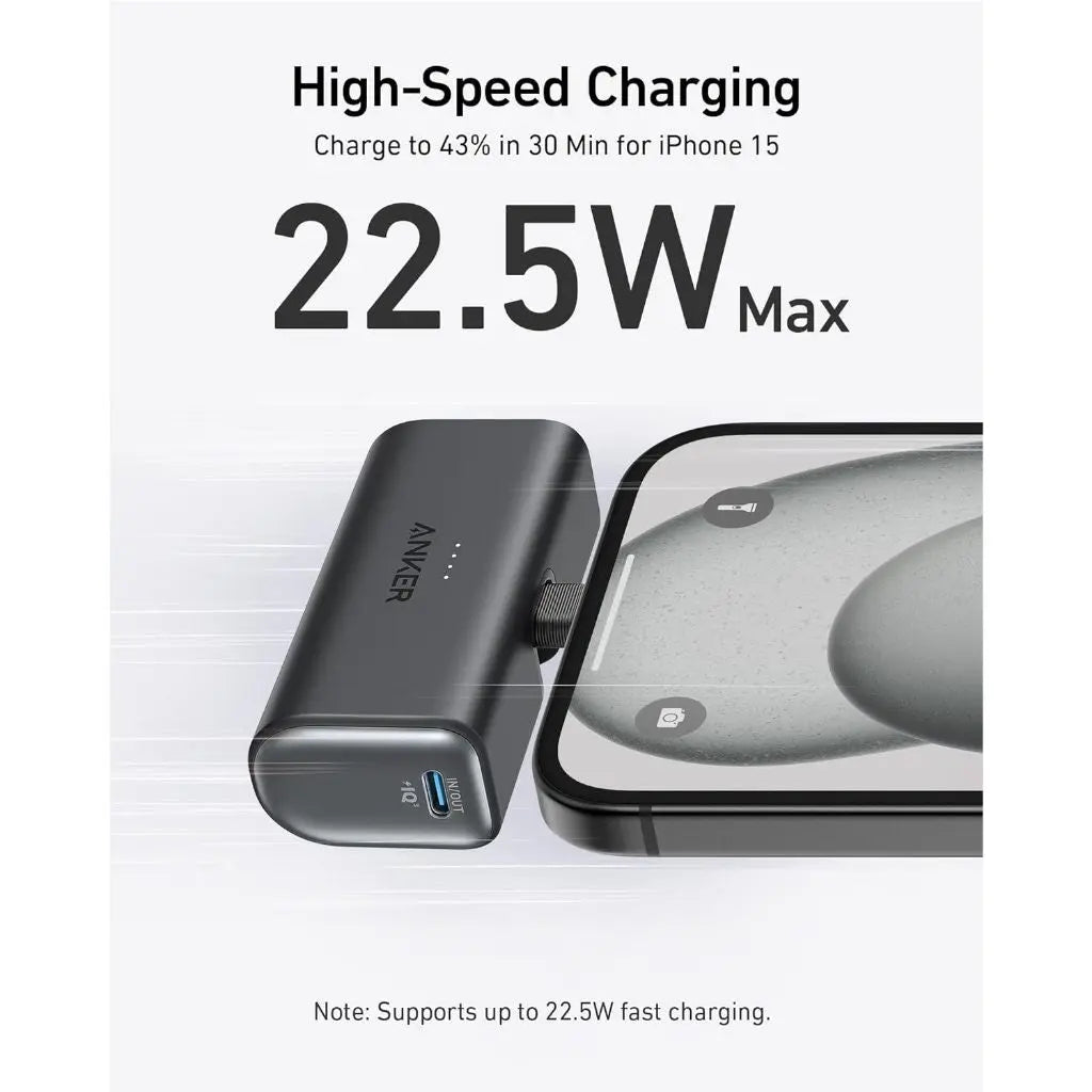 Powercore 5000mah 22.5W Power Bank Portable Charger A1653 - Anker Singapore