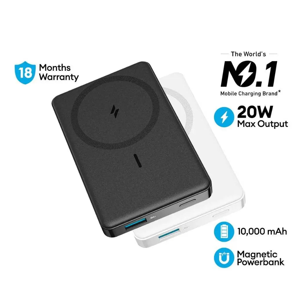 Powerbank 334 MagGo Magnetic Power bank 10000mAh A1642 - Anker Singapore