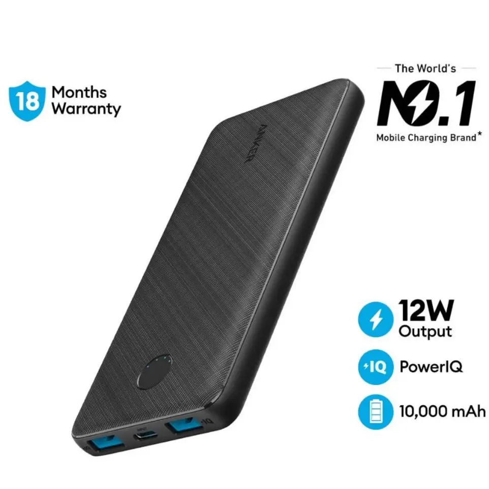 PowerCore Slim Powerbank 10000mAh A1247 - Anker Singapore