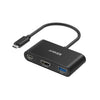 Anker PowerExpand 3-in-1 USB-C PD Multi-Function Hub with 4K HDMI, 100W PD Adapter A8339 - Black