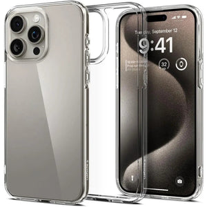 iPhone 15 Pro Max Case Ultra Hybrid / Crystal Hybrid - Spigen Singapore