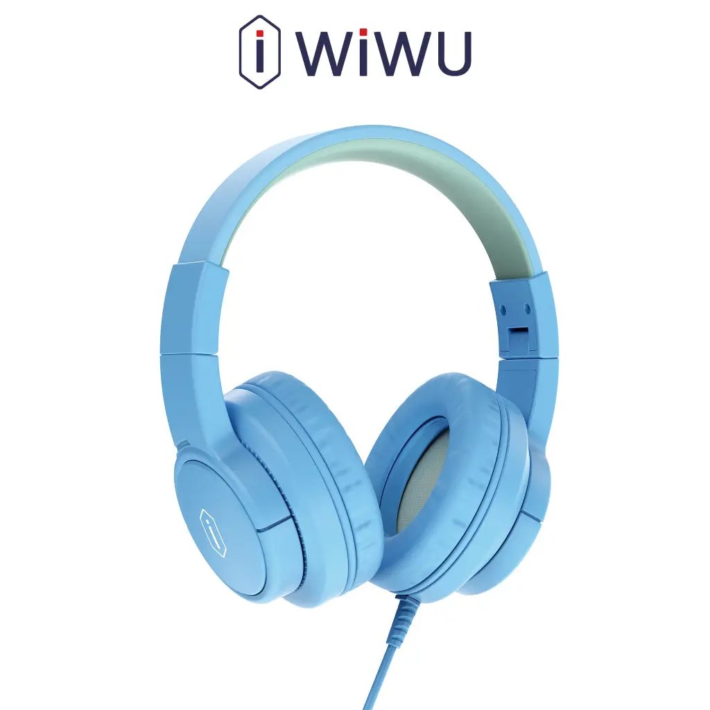 WiWU Wired Headphone Soft Comfortable and Foldable Headset for Kids KTD-01 Tech House Singapore
