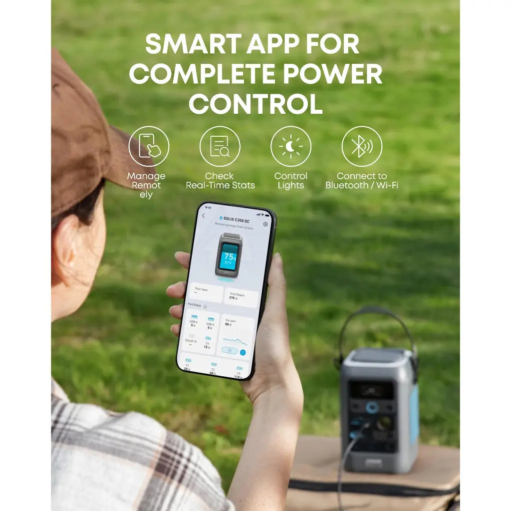 Anker SOLIX C300 DC Portable Power Bank Station - 288Wh | 300W A1726 Tech House Singapore