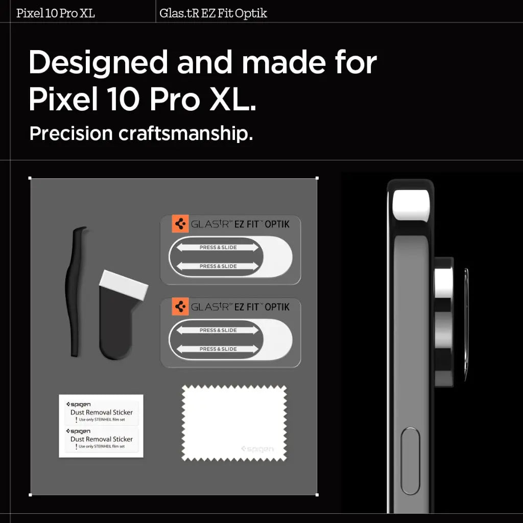 [2 Pack] Google Pixel 10 Pro XL Camera Lens Protector EZ Fit Optik Spigen Singapore Singapore