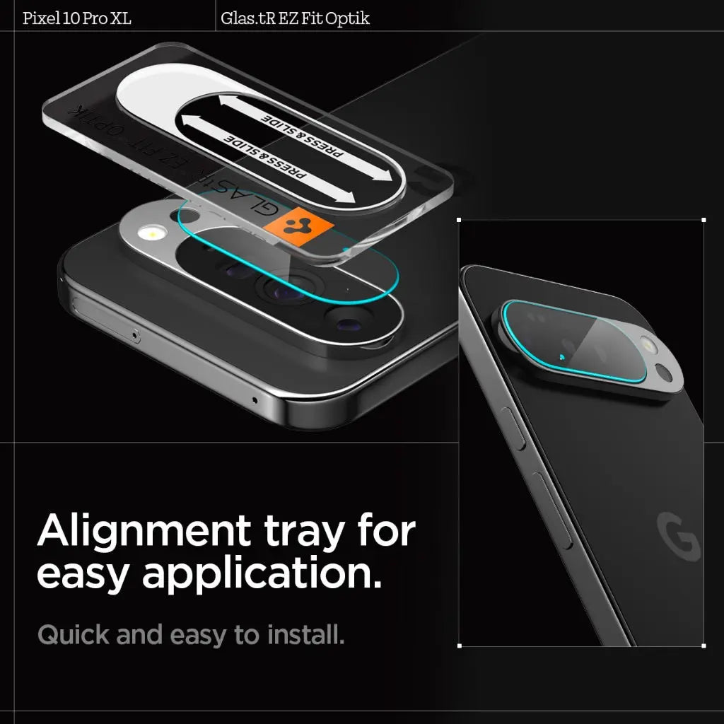 [2 Pack] Google Pixel 10 Pro XL Camera Lens Protector EZ Fit Optik Spigen Singapore Singapore