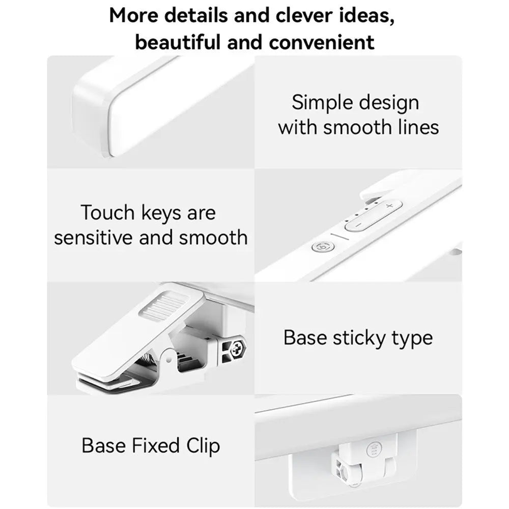 YESIDO LED Lamp Wireless Rechargeable LED Book Light DH11 Tech House Singapore