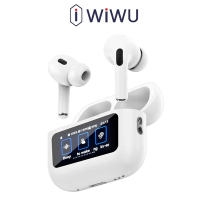 WiWU True Wireless HiFi Stereo Earbuds with Smart Display T22 Tech House Singapore