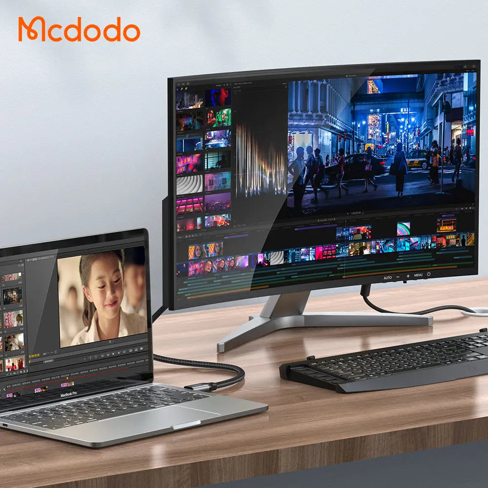 Mcdodo HDMI to VGA Connector 2M Cable CA-7770 Tech House Singapore