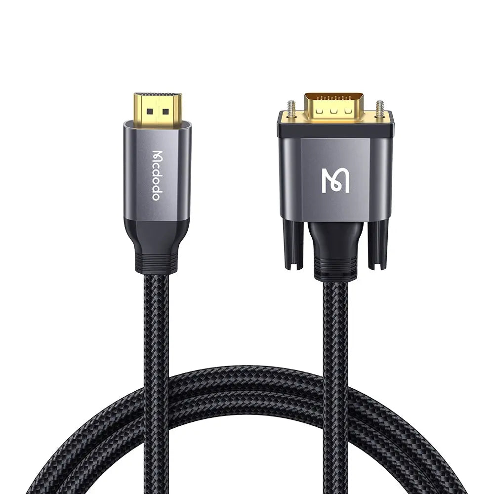 Mcdodo HDMI to VGA Connector 2M Cable CA-7770 Tech House Singapore