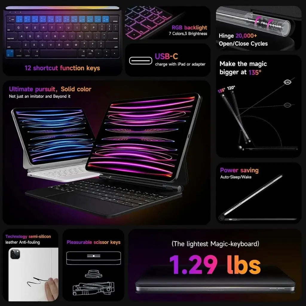 YESIDO Smart Control Bluetooth Magnetic Keyboard (KB30/KB31) Tech House Singapore