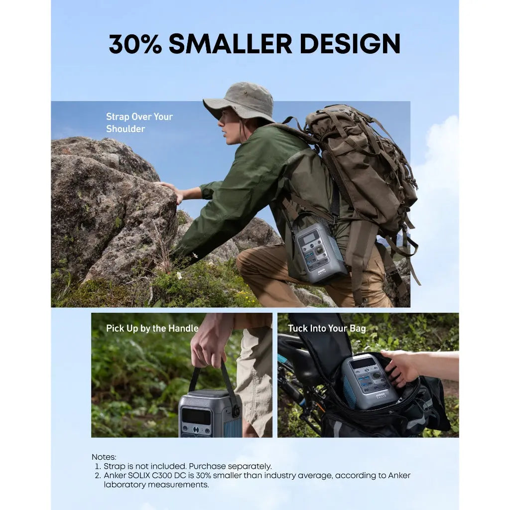 Anker SOLIX C300 DC Portable Power Bank Station - 288Wh | 300W A1726 Tech House Singapore