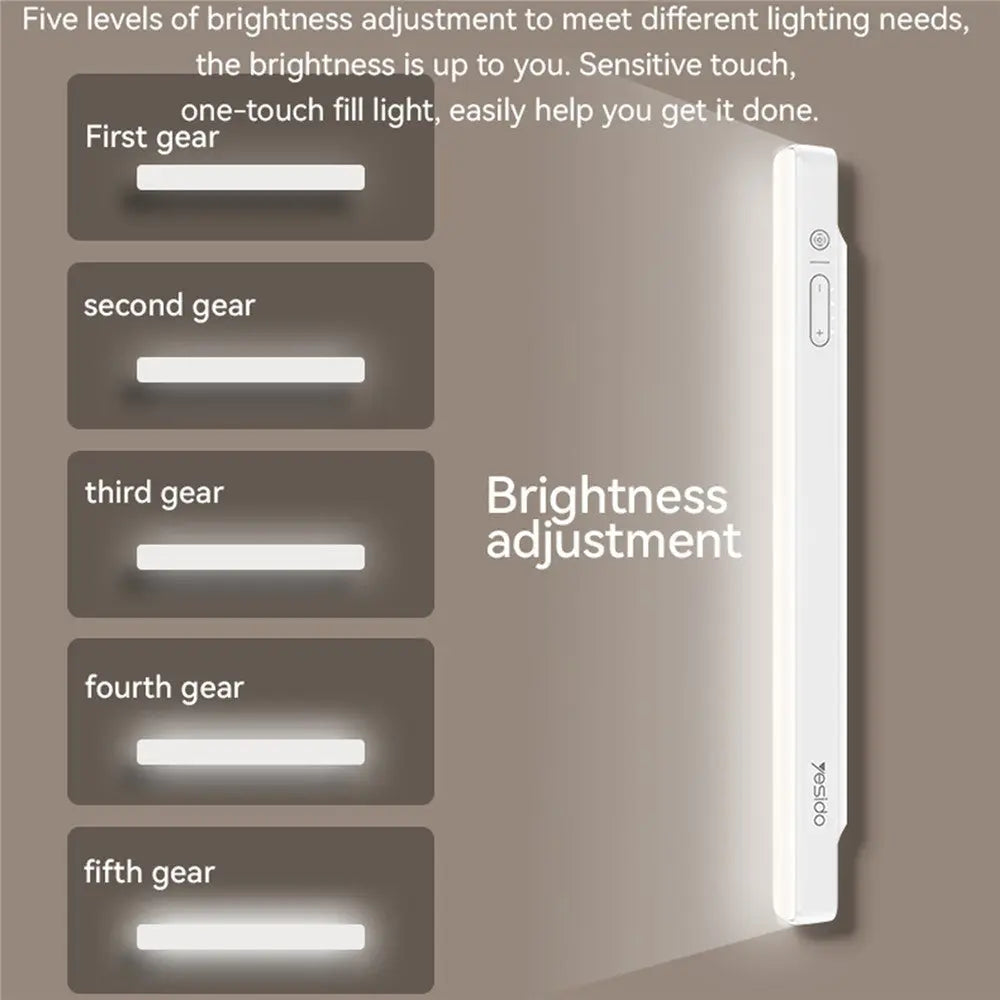 YESIDO LED Lamp Wireless Rechargeable LED Book Light DH11 Tech House Singapore