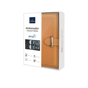 WiWU Ambassador Passport Holder with RFID Anti-theft Brush Function Tech House Singapore