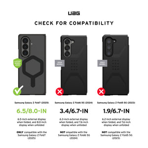 UAG Samsung Z Fold 7 Case Mouve MagFit