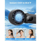 Aecooly Halo 04 Cooling Foldable Fan High Speed Wind Portable Fan Rechargeable Turbo Fan Mini Fan PC01 Tech House Singapore