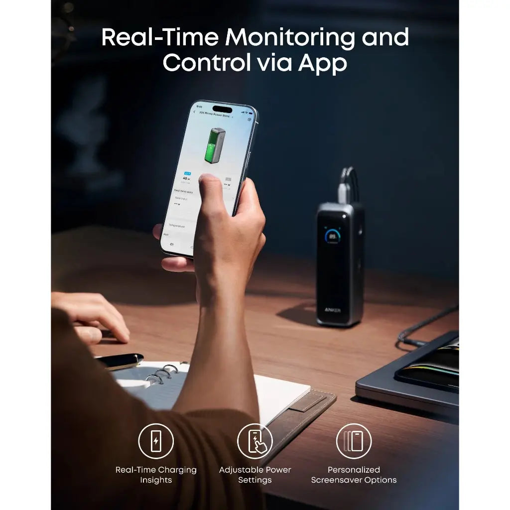 Anker Prime Power Bank 20100mAh 3-Port 220W Laptop Portable Charger A110B Tech House Singapore