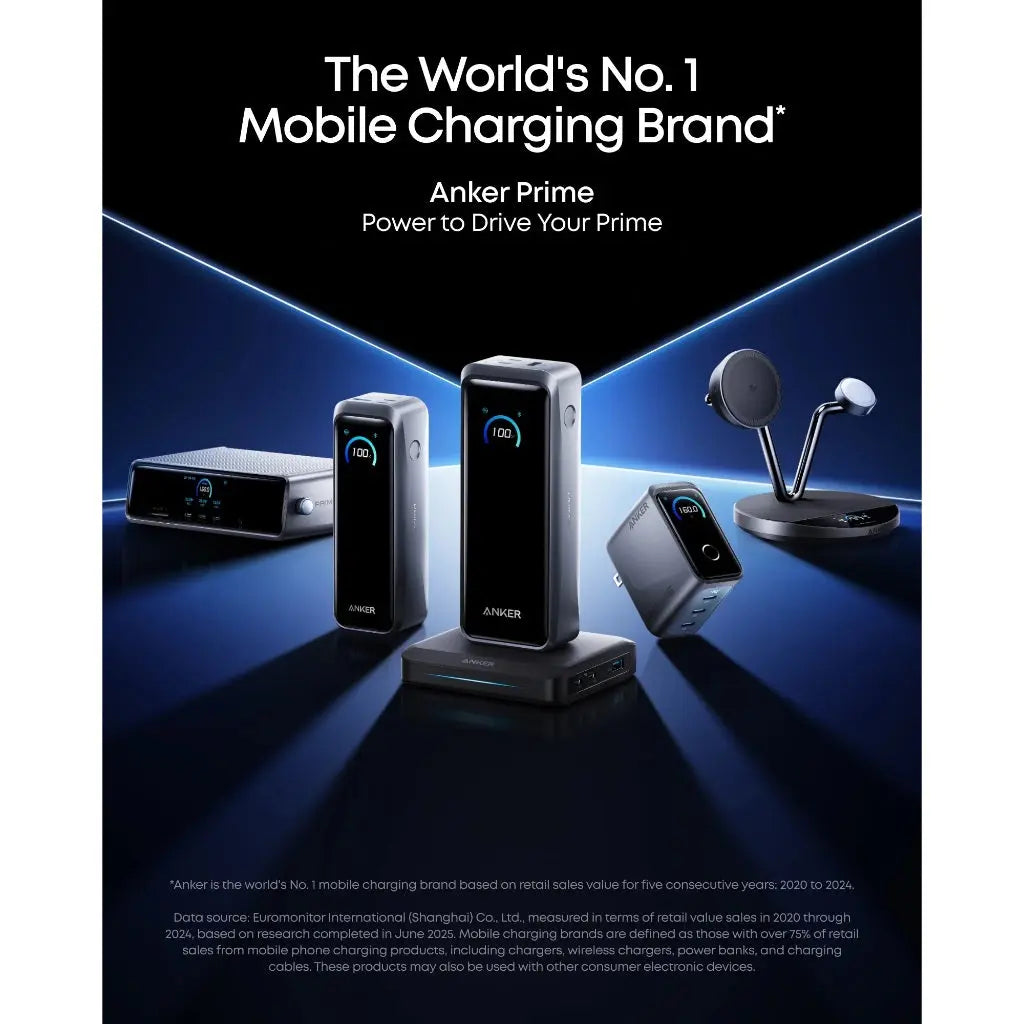 Anker Prime Power Bank 26250mAh 3-Port 300W Laptop Portable Charger A110A Tech House Singapore