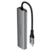 ACEFAST J18 6-in-1 USB-C Hub 4K 60Hz HDMI PD 90W Fast Charging Docking Station SD/TF Card Reader Multi-Port Hub - Metal Grey
