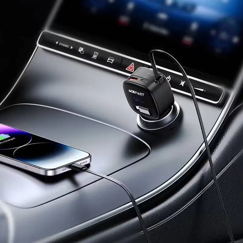 Acefast 95W Car Charger W Cable B17 Tech House Singapore