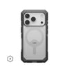 UAG iPhone 17 Pro Case 6.3" Trooper Magnetic Phone Case - Clear/Ash