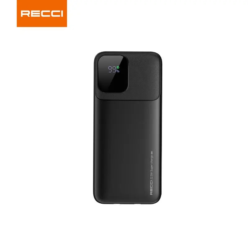 [CCC Power Bank] Recci 20000mAh Power Bank 22.5W Fast Charging Built-In USB C and Lightning Cable 3C Certified (RPB-P68) Tech House Singapore
